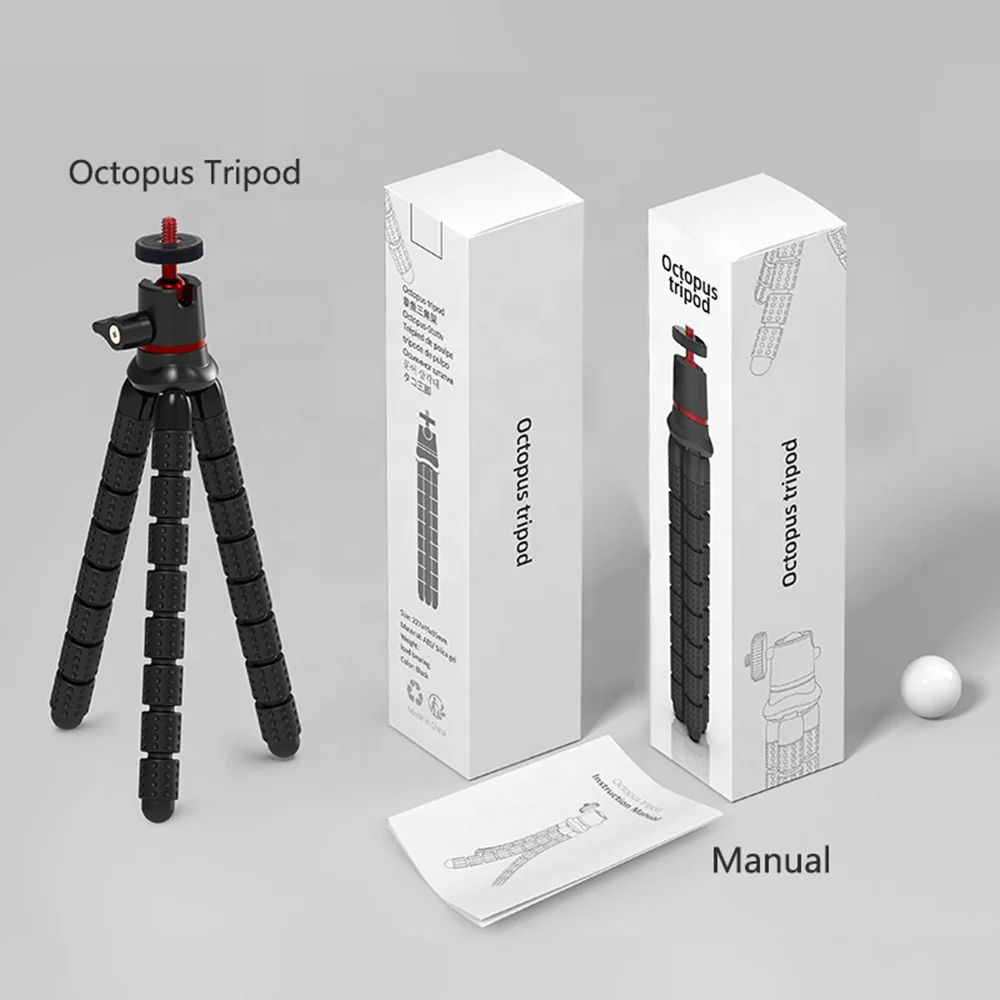 1/4inch Techsuit JX-004 Tripod, Black - Image 11