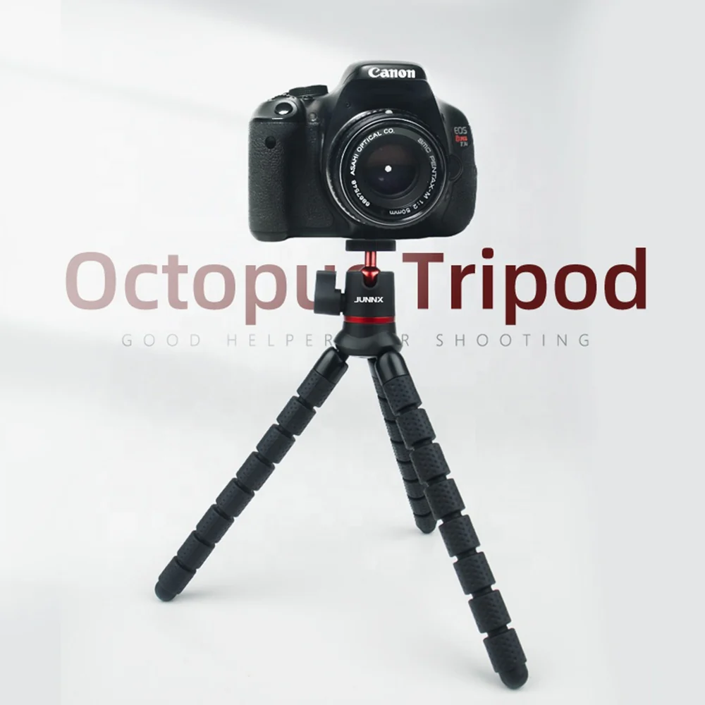 1/4inch Techsuit JX-004 Tripod, Black - Image 4