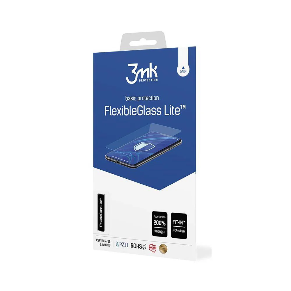 3MK FlexibleGlass Lite Screen Protector for Apple iPhone 16, Flexible Glass, Full Glue - Image 7