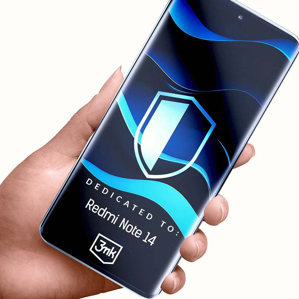 3MK FlexibleGlass Screen Protector for Xiaomi Redmi Note 14 4G (Standard), Flexible Glass, Full Glue - Image 3