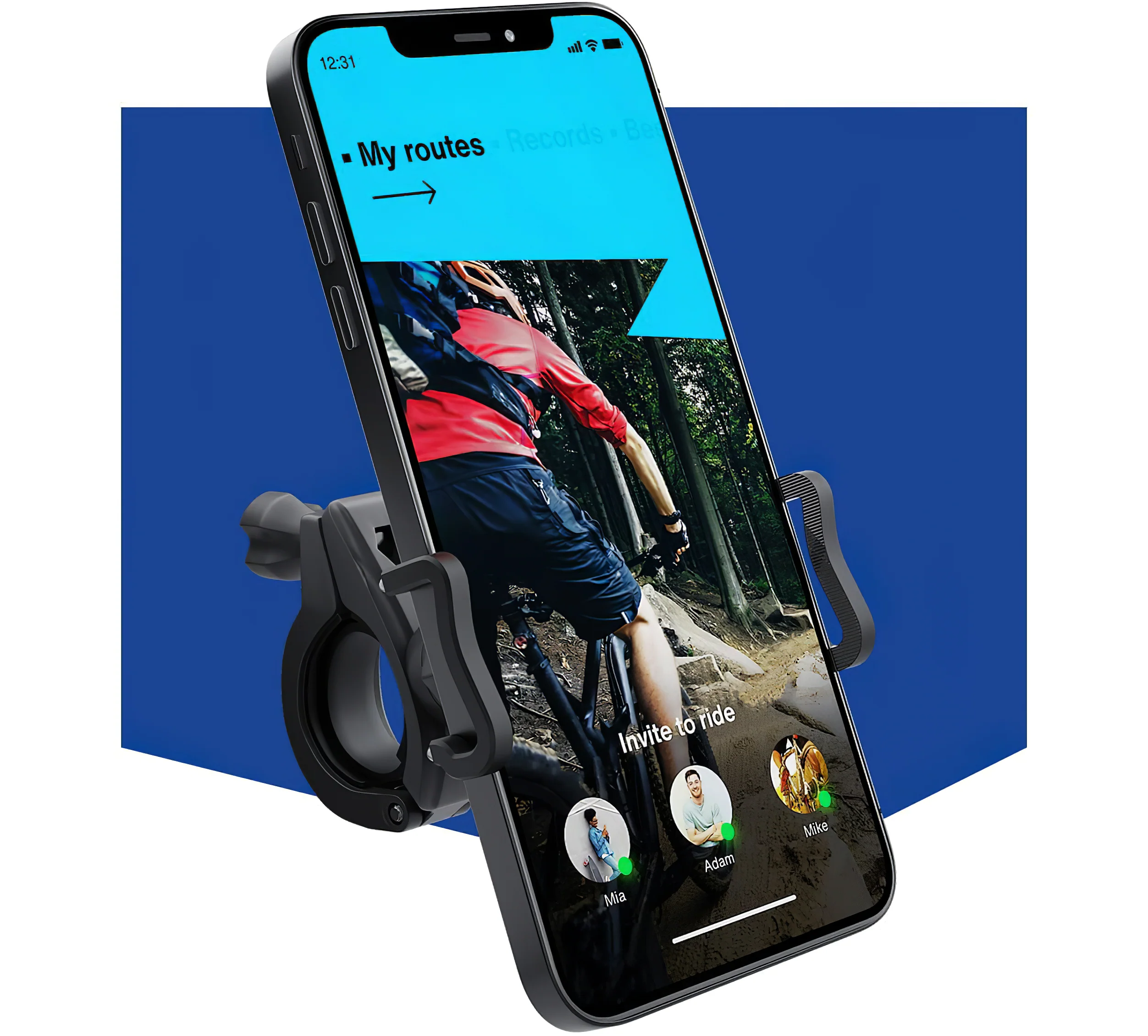3MK Holder Pro Bike Mount, Universal, Black - Image 2