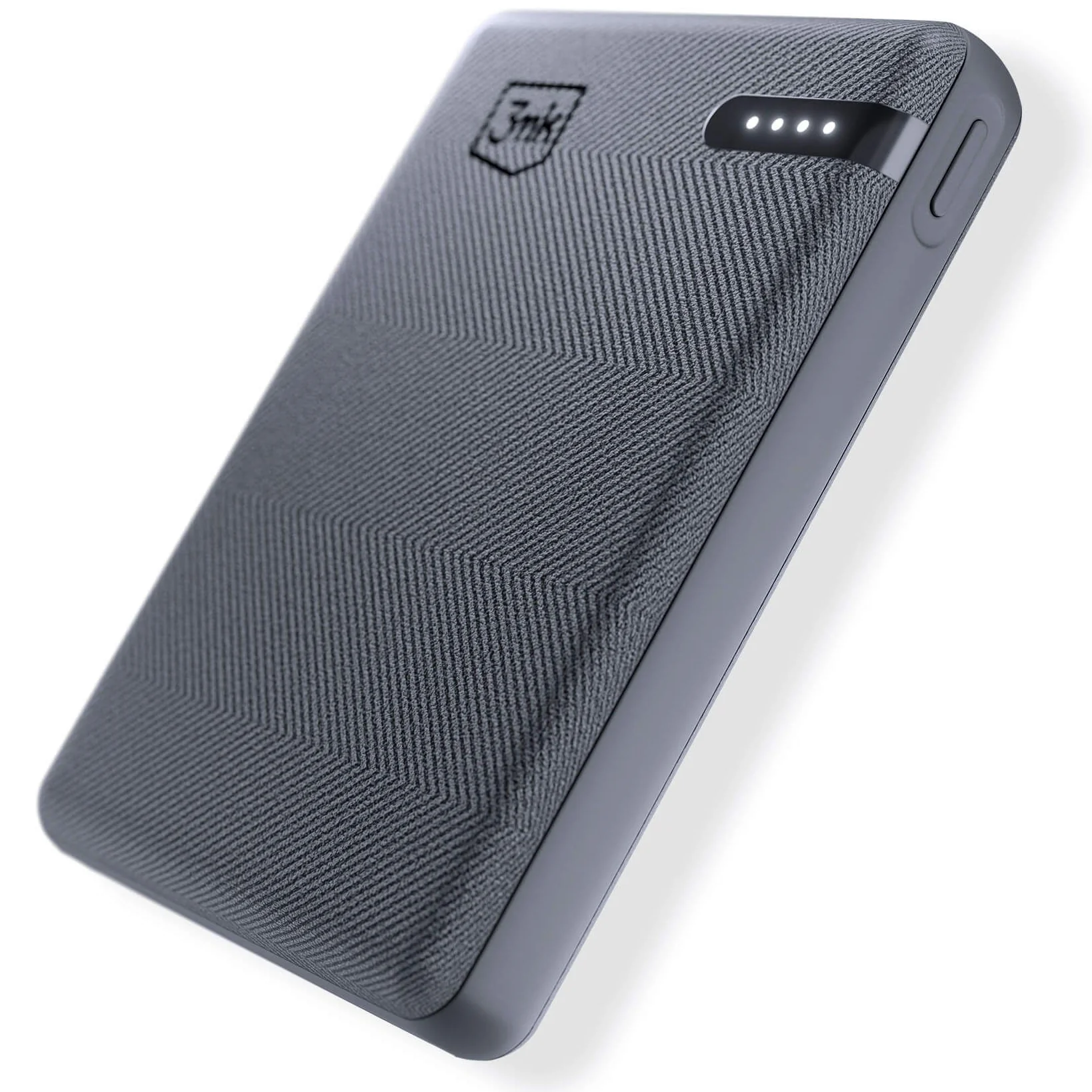 3MK Pocket External Battery, 5000mAh, 12W, 1 x USB-C, Gray - Image 4