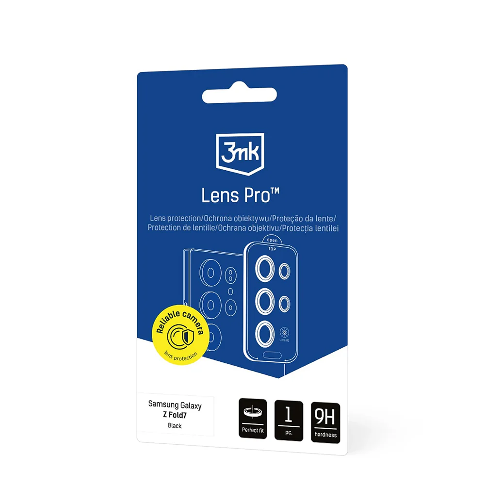 3MK Protection Pro Rear Camera Protective Film for Samsung Galaxy Z Fold7 F966, Tempered Glass, Transparent - Image 7