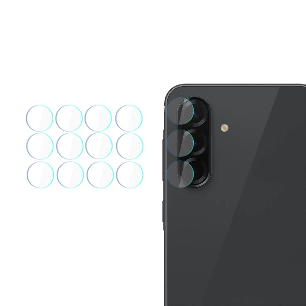 3MK Protection Rear Camera Protective Film for Samsung Galaxy A57 5G / A37 5G, Tempered Glass, Set of 4 Pieces, Transparent - Image 2