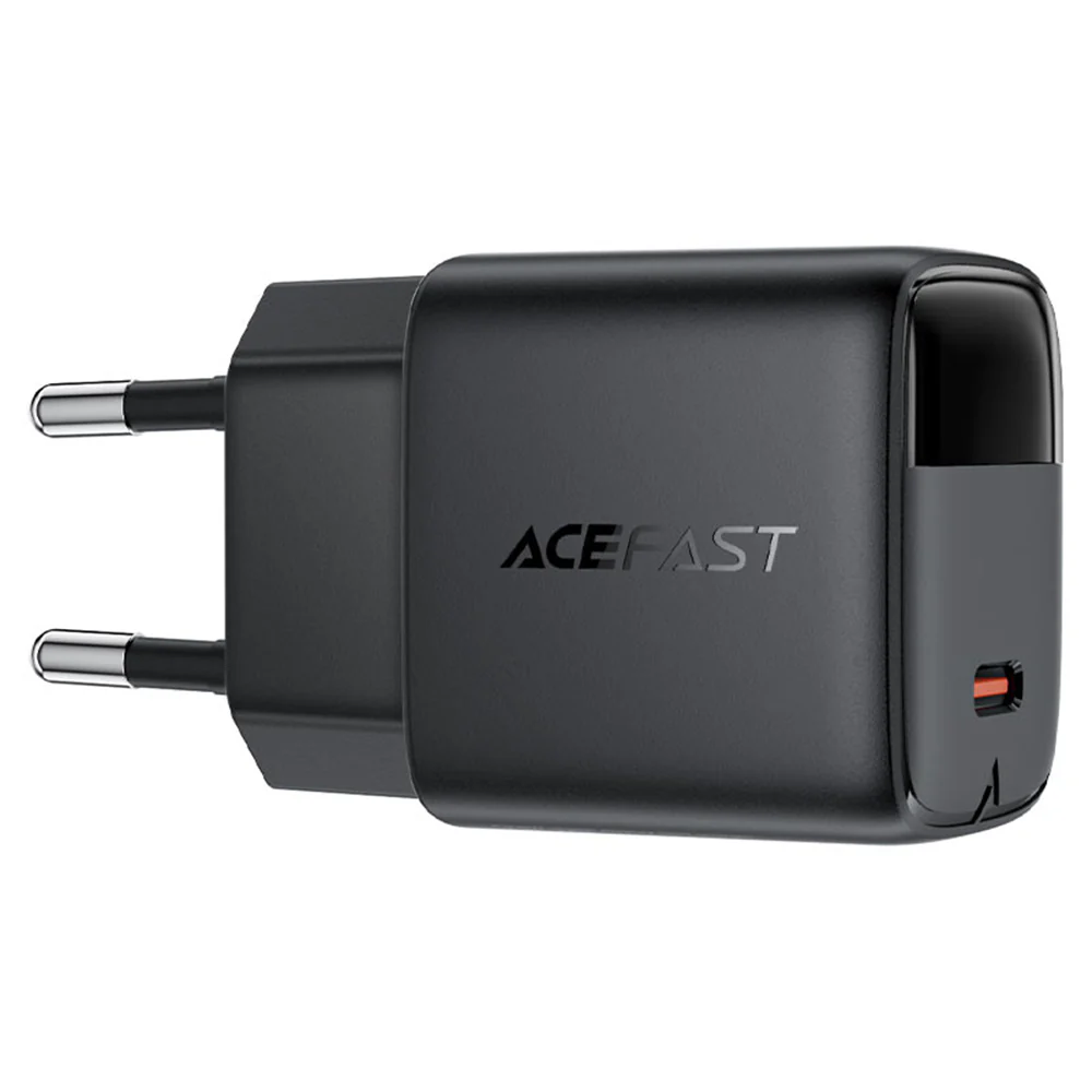Acefast A115 Display Network Charger, 30W, 3A, 1 x USB-C, Black - Image 3
