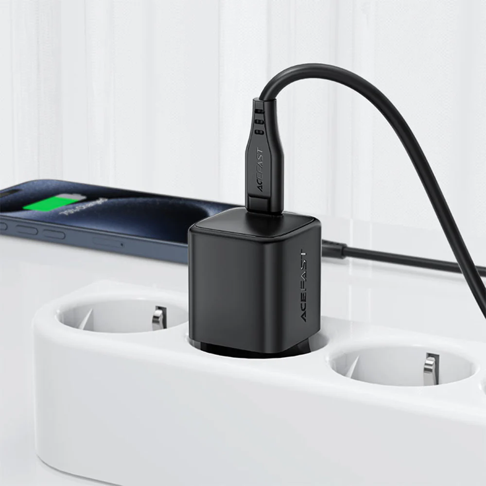 Acefast A117 Network Charger, 20W, 3A, 1 x USB-C, Black - Image 6
