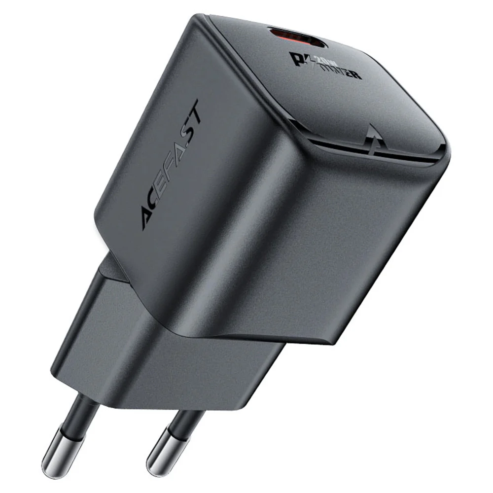 Acefast A73 Mini Network Charger, 20W, 3A, 1 x USB-C, Black - Image 2