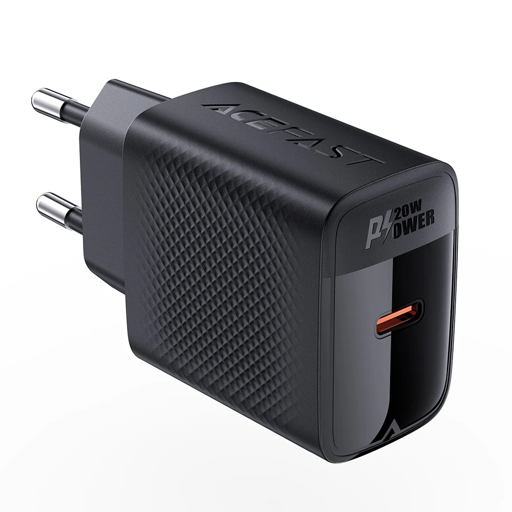Acefast A82 Network Charger, 20W, 3A, 1 x USB-C, Black - Image 4