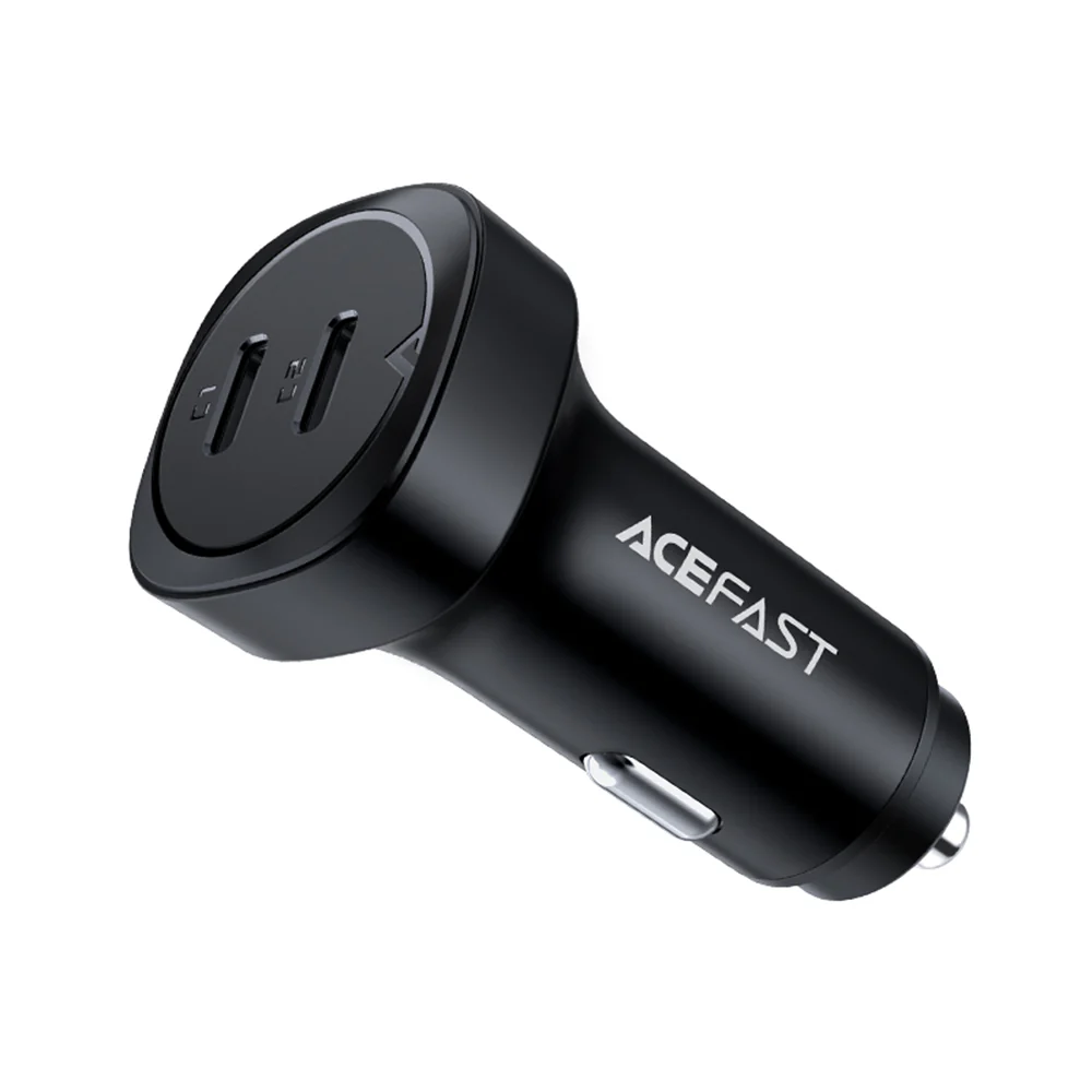 Acefast B2 Car Charger, 72W, 3A, 2 x USB-C, Black - Image 9