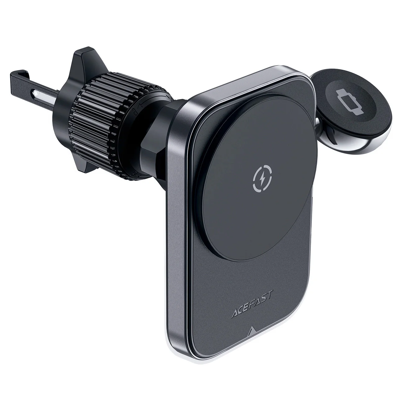 Acefast D18 2in1 Wireless Car Charger, 15W, 1.67A, Black - Image 2