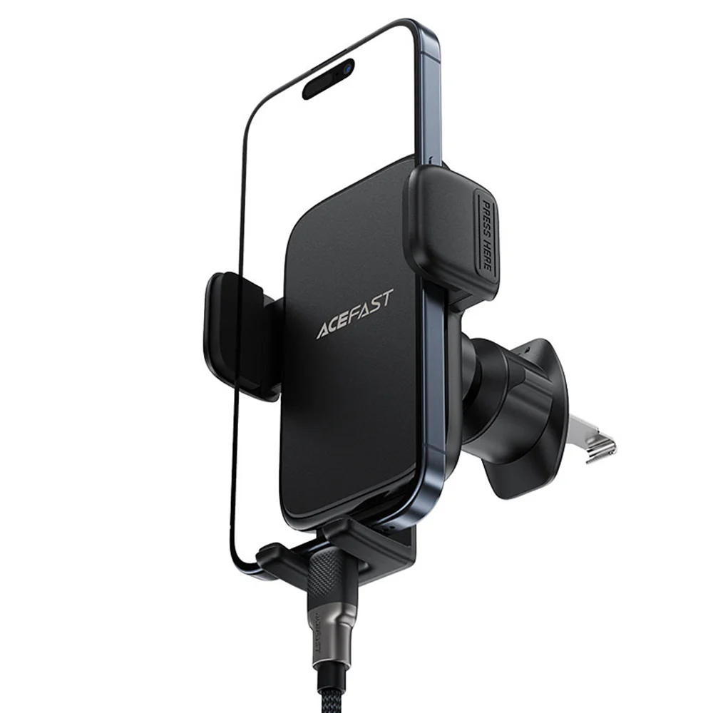Acefast D27 Car Holder, 4.5inch - 6.7inch, Black - Image 2