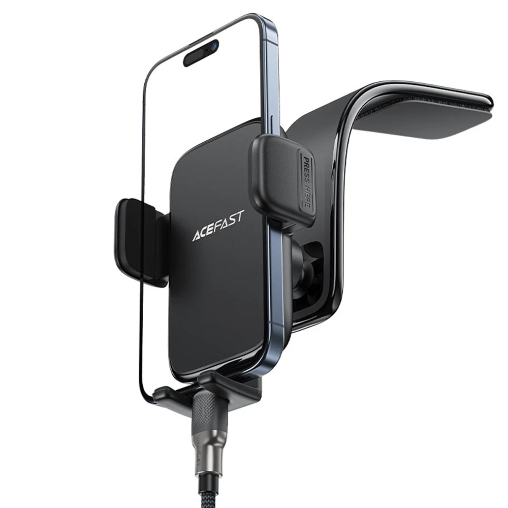 Acefast D28 Car Holder, 4.5inch - 6.7inch, Black - Image 2
