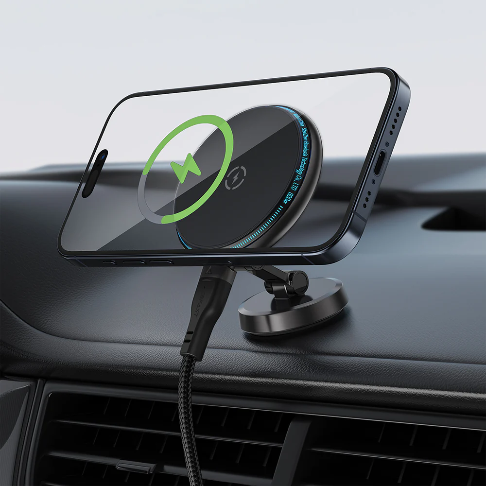 Acefast D30 Wireless Car Charger, 15W, 1.67A, Black - Image 6