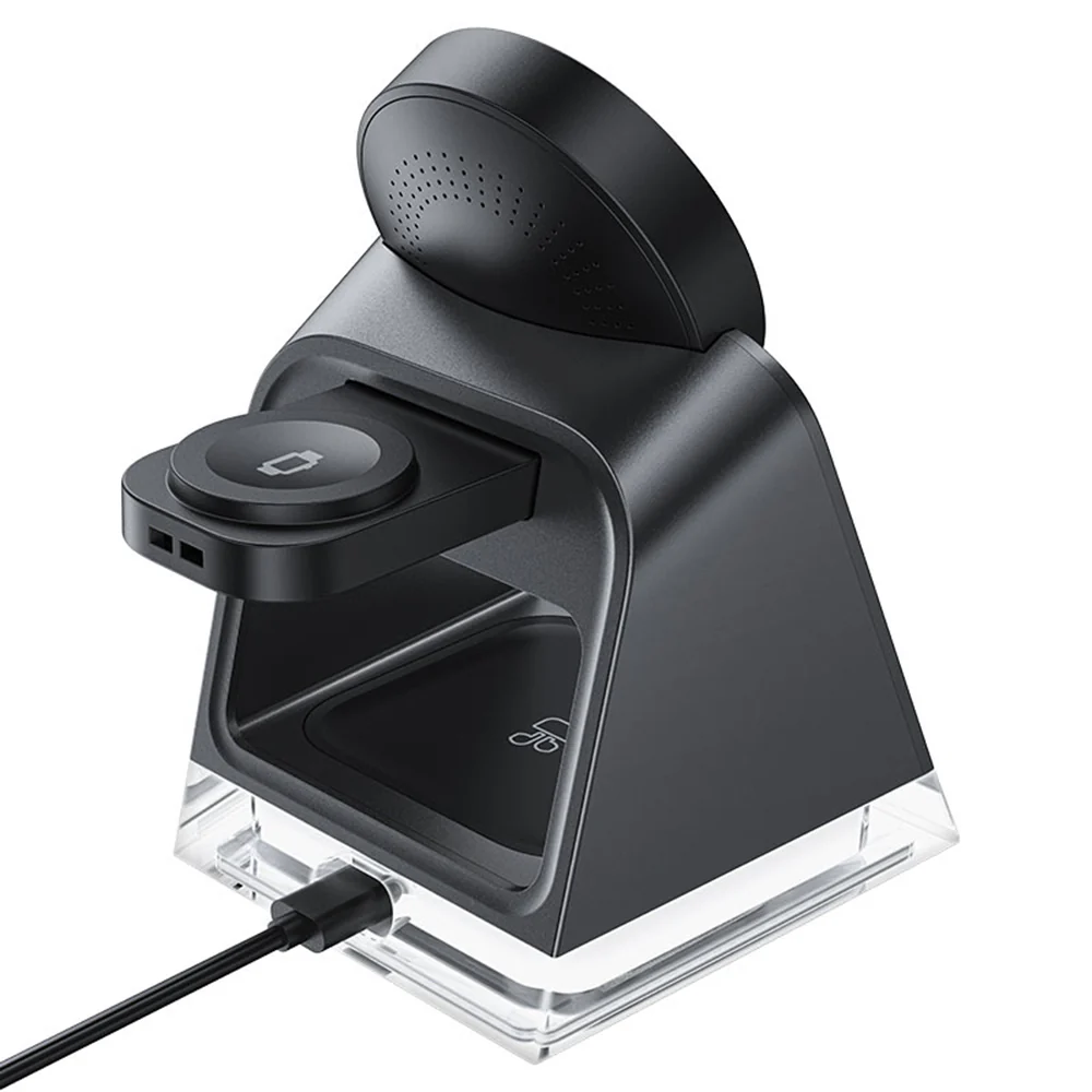 Acefast E17 3in1 Wireless Network Charger, 15W, 1.67A, Black - Image 6