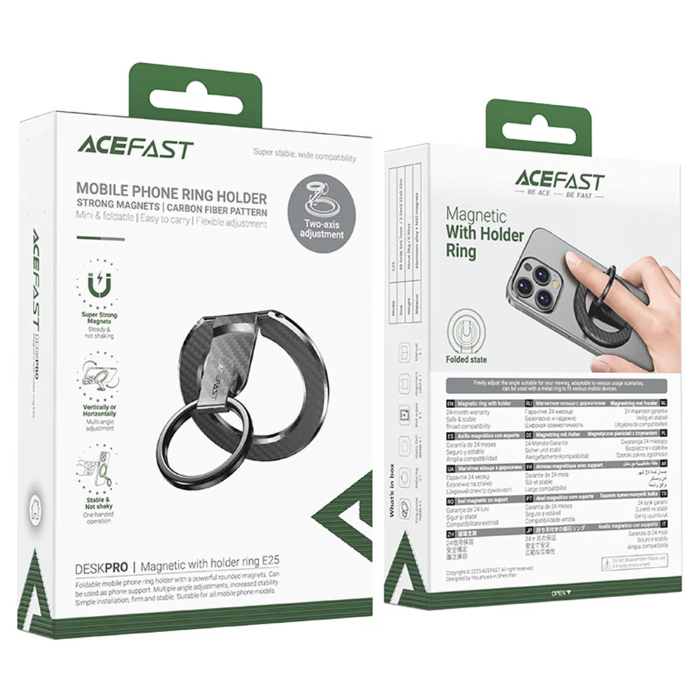 Acefast E25 Ring Holder, Universal, Silver - Image 7