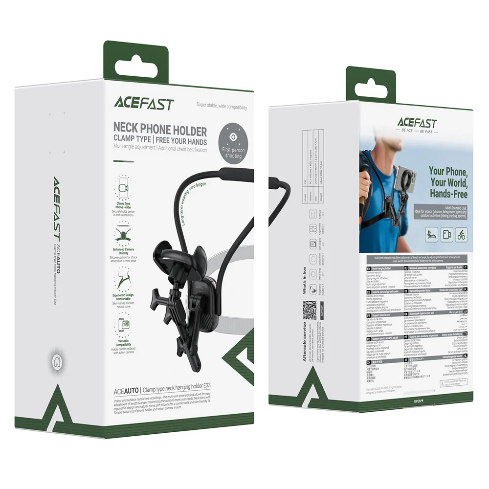 Acefast E33 Neck Support, Universal, Black - Image 7