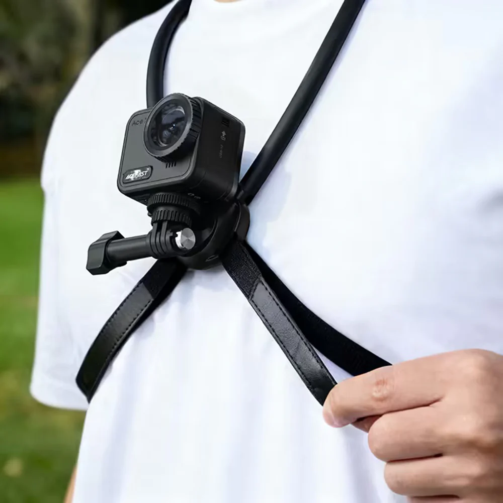Acefast E37 Neck Support for Sports Camera, Black - Image 6