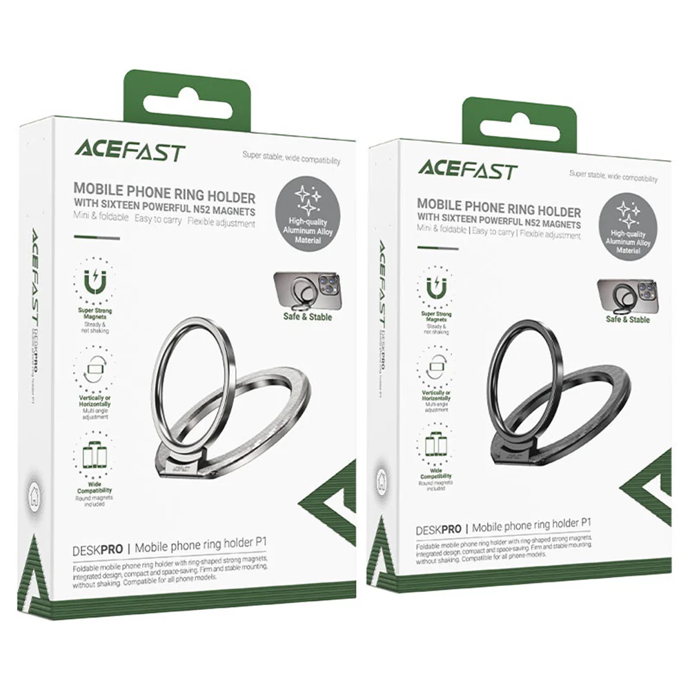 Acefast P1 Ring Holder, Universal, Black - Image 6