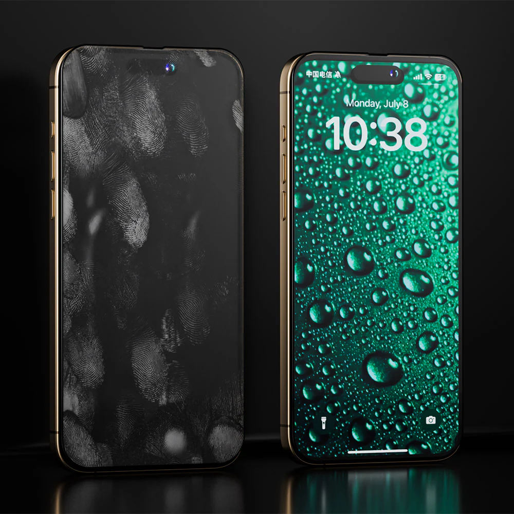 Anank 3X Reinforced Invisible Screen Protector for Apple iPhone 16 Pro, Tempered Glass, Full Glue, 3D, Black - Image 2
