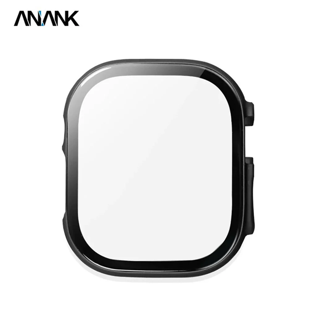 Anank Screen Guard Case for Apple Watch Series 7 45mm, Black - Image 4
