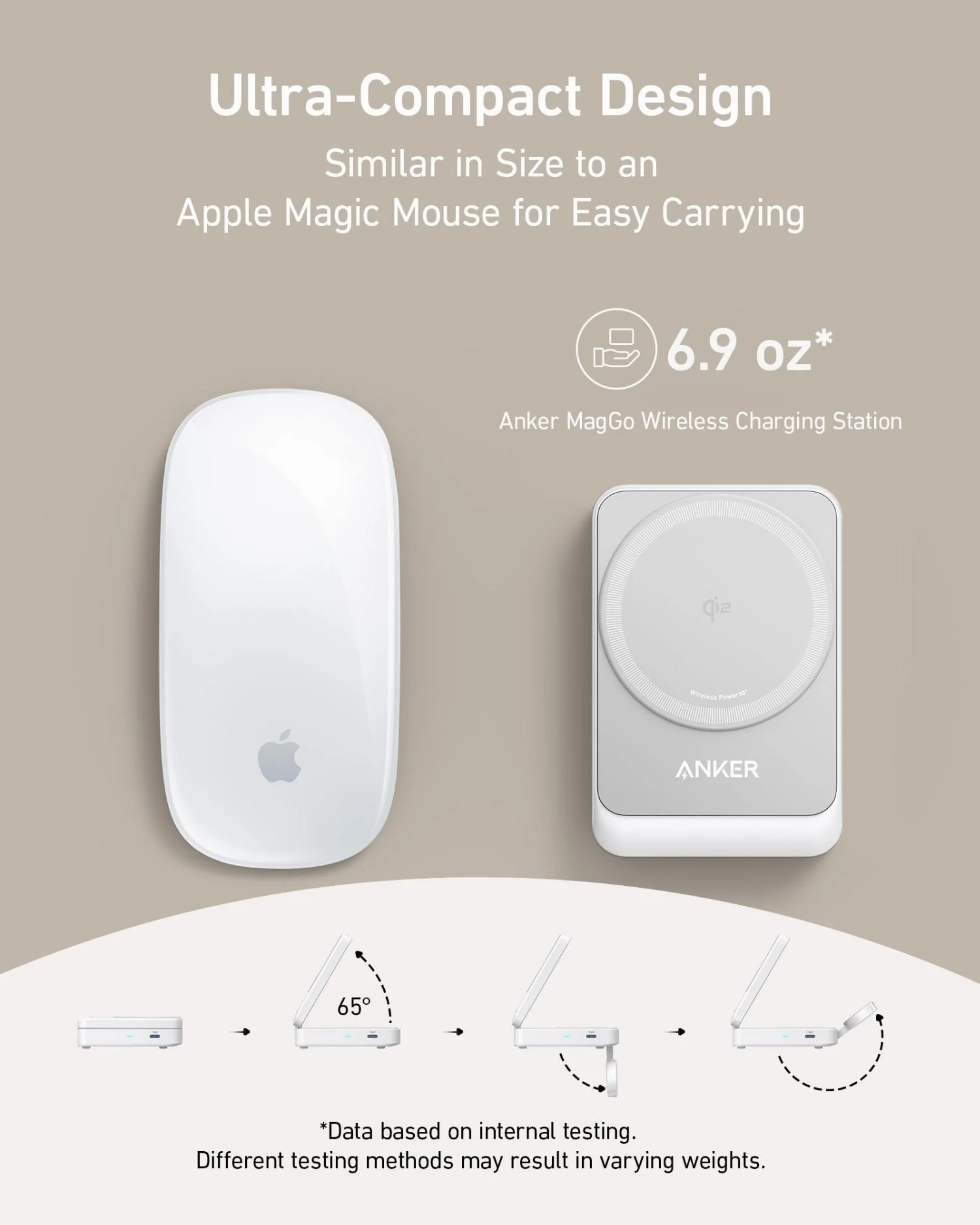 Anker MagGo 3in1 Wireless Network Charger, 15W, 1.67A, White B2557321 - Image 11