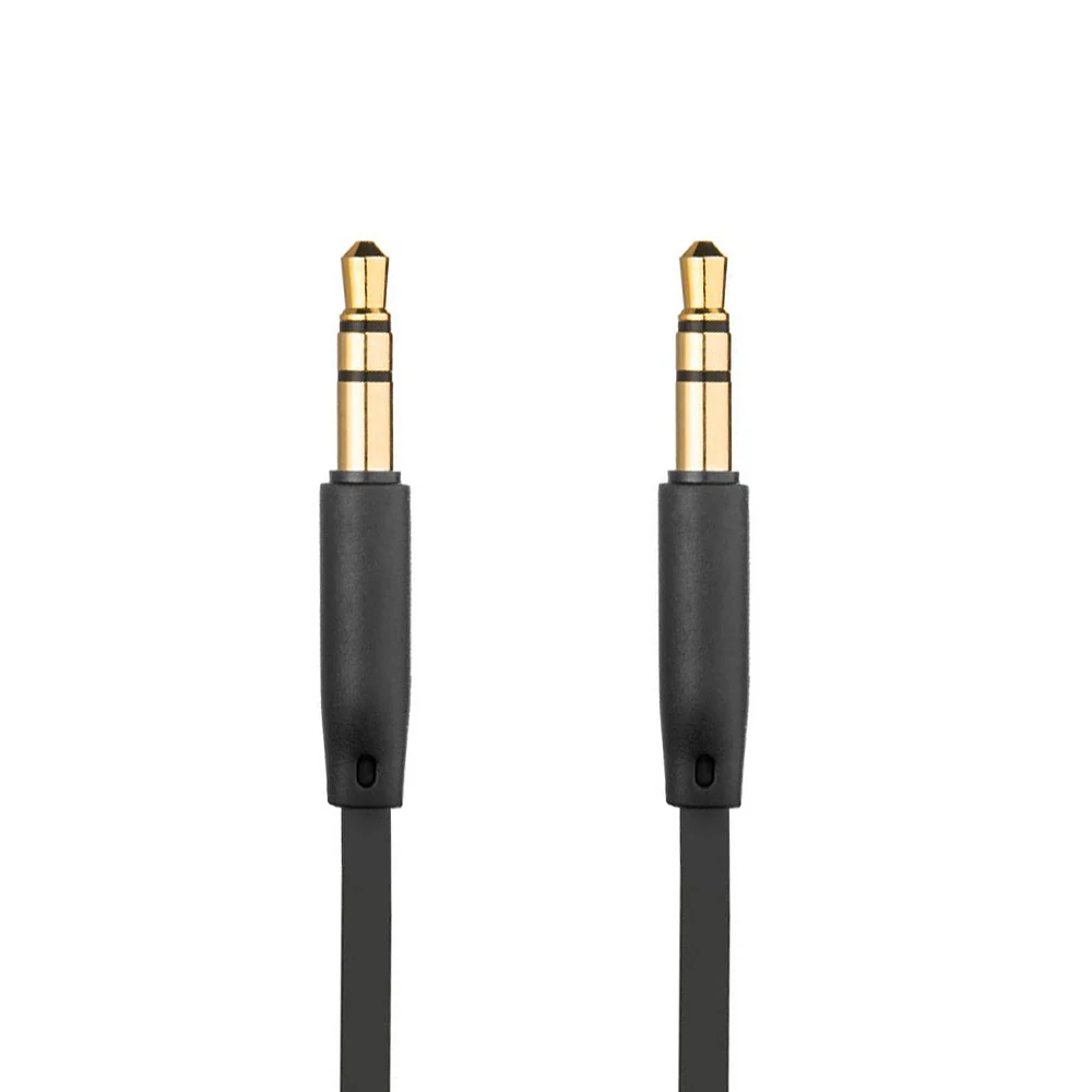 Audio Cable 3.5mm - 3.5mm Fixed, 1m, Black - Image 2