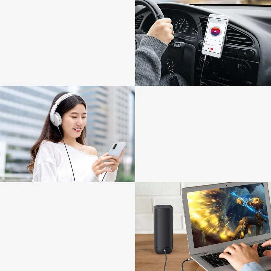 Audio Cable 3.5mm - 3.5mm UGREEN AV183, 3m, Black - Image 8