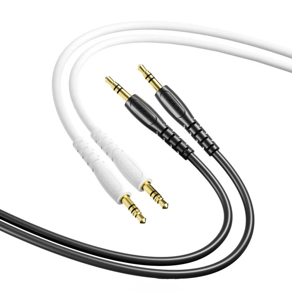 Audio Cable 3.5mm - 3.5mm XO Design NB-R270, 1m, White - Image 3