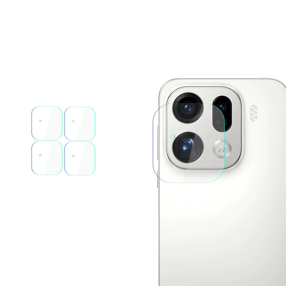 Back Camera Protection Film 3MK Protection for Oppo Find X9 Pro, Tempered Glass, Set of 4 pieces, Transparent - Image 2