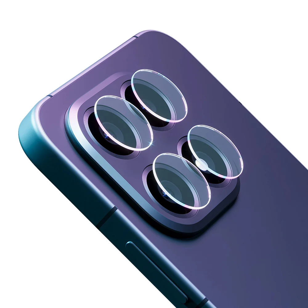 Back Camera Protection Film 3MK Protection for Xiaomi Poco F8 Ultra, Tempered Glass, Set of 4 pieces, Transparent - Image 2