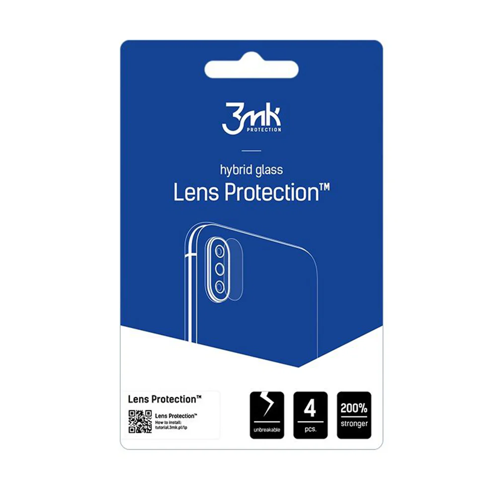 Back Camera Protection Film 3MK Protection for Xiaomi Poco F8 Ultra, Tempered Glass, Set of 4 pieces, Transparent - Image 6