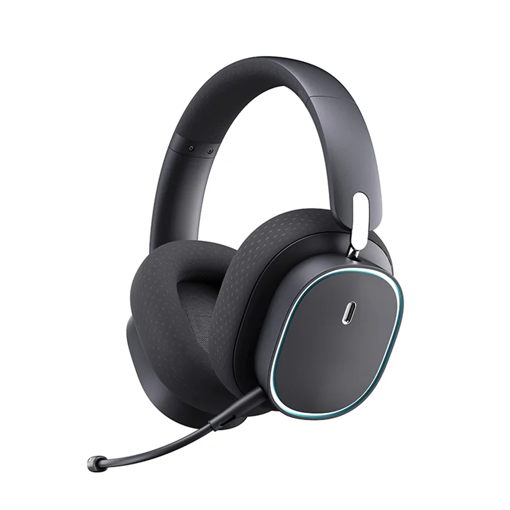 Baseus AeQur GH02 Wireless Gaming Headphones, RGB, BT / Wi-Fi / Wired, Black A00050800113-Z1