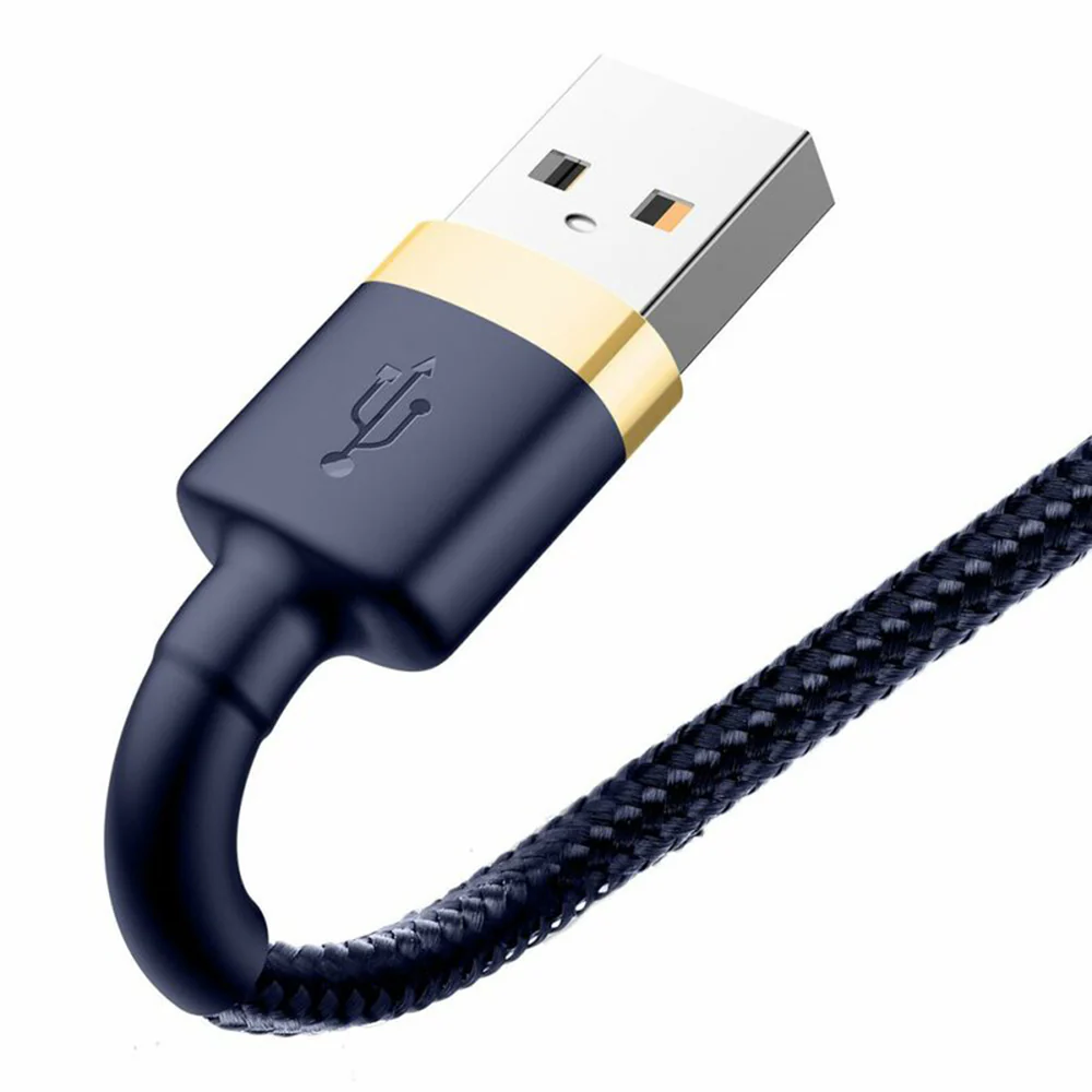 Baseus Cafule USB-A to Lightning Data and Charging Cable, 18W, 1m, Blue Gold CALKLF-BV3 - Image 6