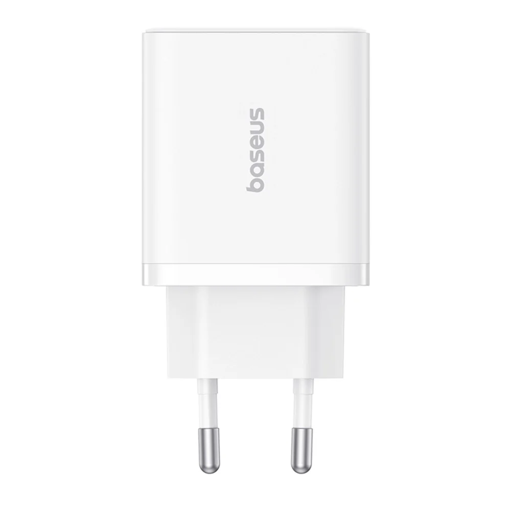 Baseus Cube Network Charger, 30W, 3A, 2 x USB-A - 1 x USB-C, White P10111402213-00 - Image 2