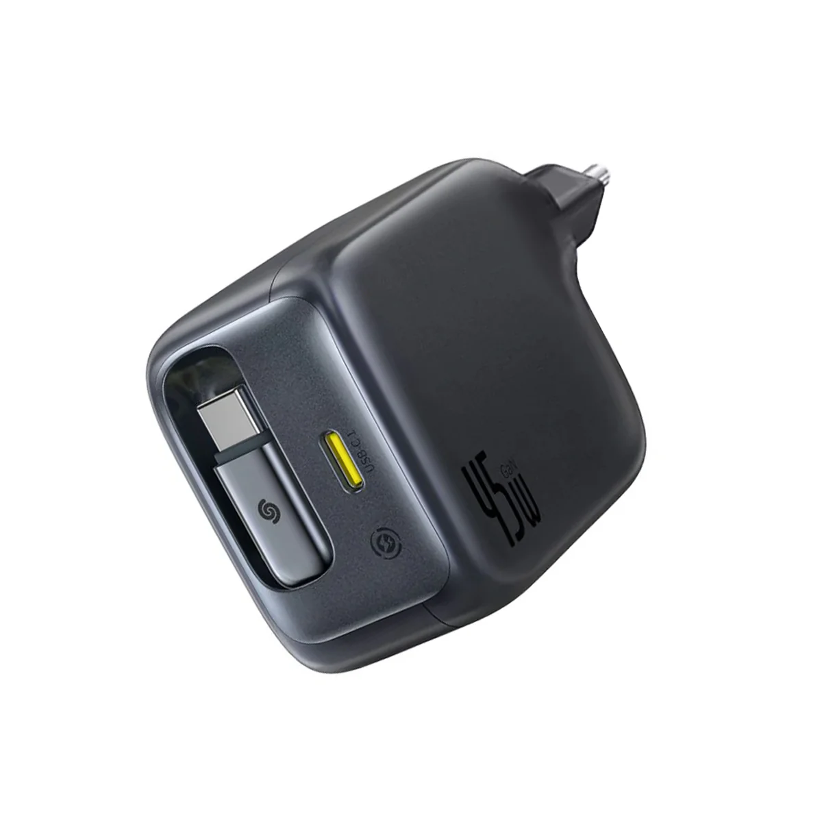 Baseus EnerCore CJ11 USB-C Cable Wall Charger, 45W, 3A, 1 x USB-C, Black E0120G00