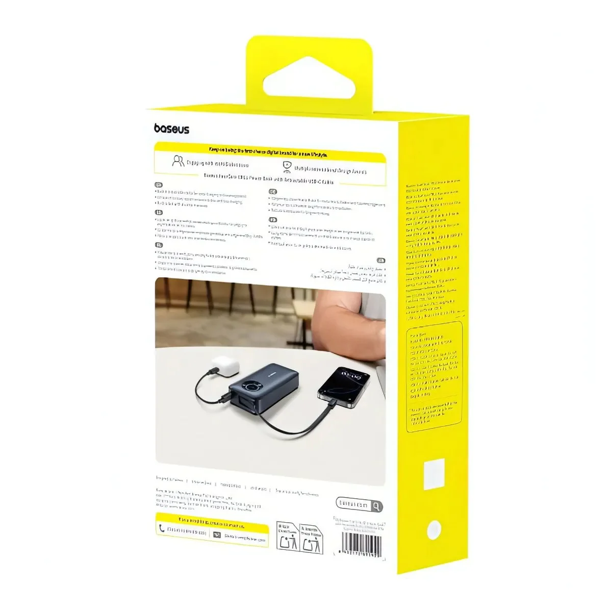 Baseus EnerCore CR11 External Battery, 20000mAh, 67W, PD, 2 x USB-C, Black E0027H00 - Image 10