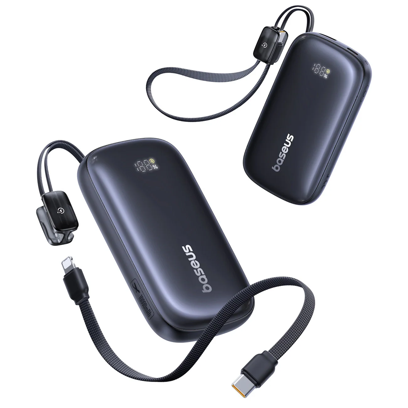 Baseus EnerFill FC21 QPow 3 Ultra External Battery, 10000mAh, 22.5W, QC + PD, 1 x USB-A - 1 x USB-C, Black E0027L00 - Image 2
