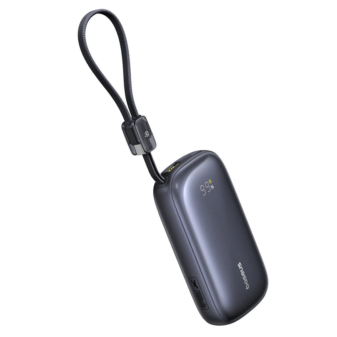 Baseus EnerFill FC21 QPow 3 Ultra External Battery, 20000mAh, 45W, QC + PD, 1 x USB-A - 1 x USB-C, Black E0027P00 - Image 3