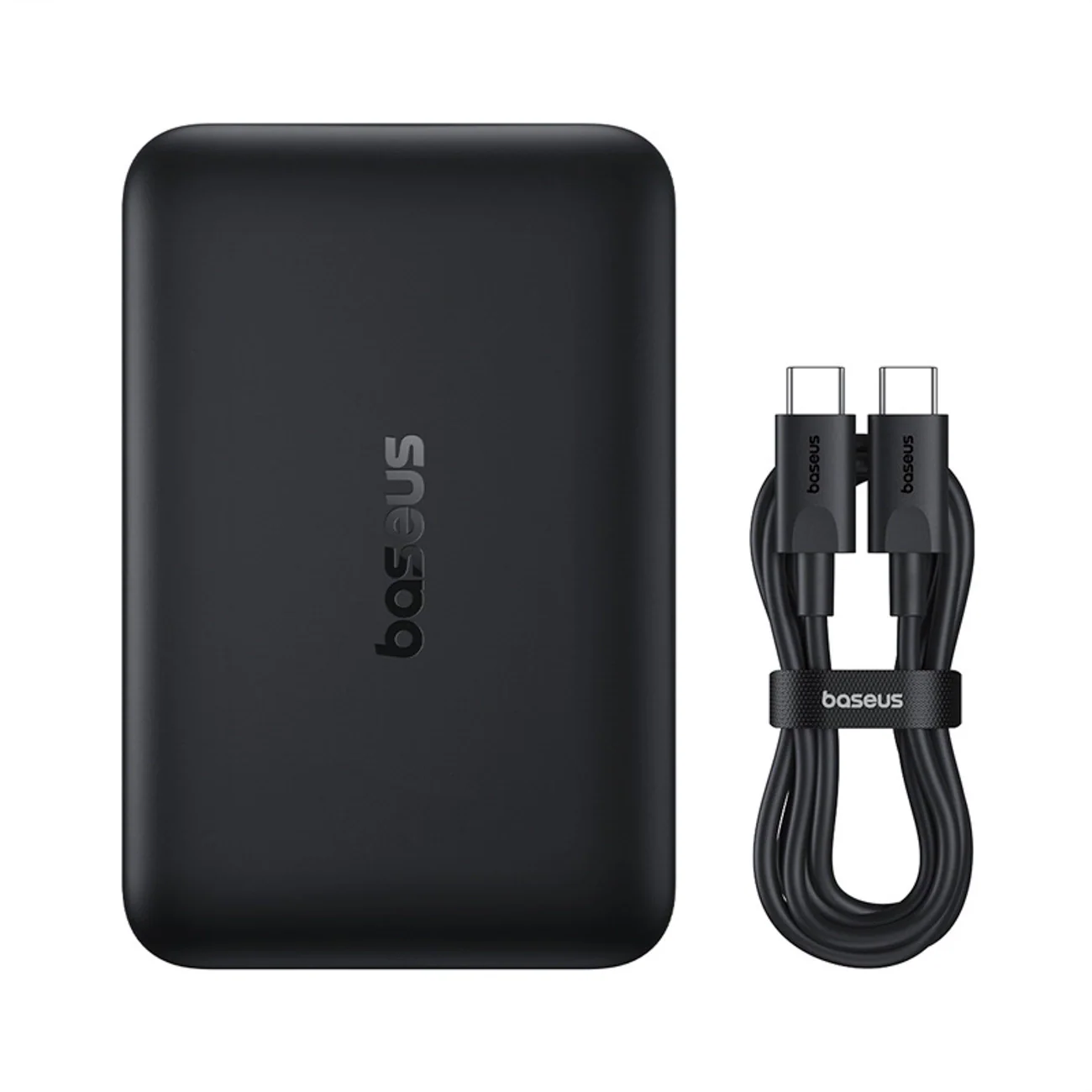 Baseus EnerFill FM11 Ultra-Mini Wireless External Battery, 10000mAh, 22.5W, PD + FQI, 1 x QI - 1 x USB-C, Black P1008210E123-00 - Image 5
