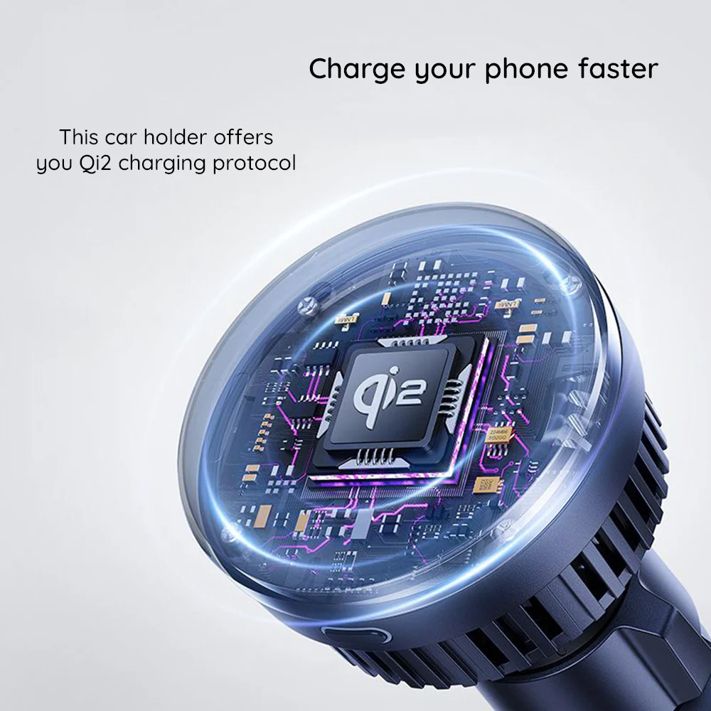 Baseus MagPro Wireless Car Charger, 15W, 1.67A, Black C40164100121-01 - Image 6