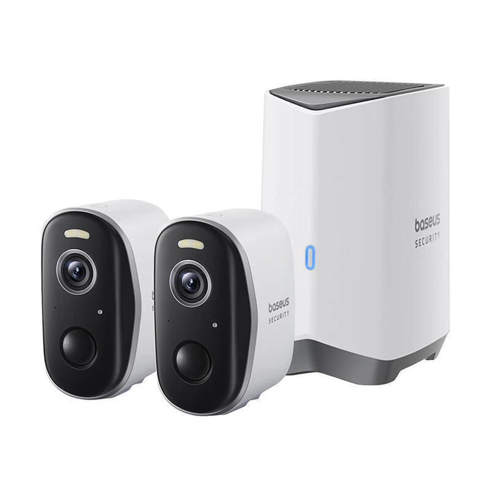Baseus N1 Plus Surveillance Camera, Wi-Fi, 2K, IP67, Outdoor, Set of 2 pieces S0TY002131 - Image 5