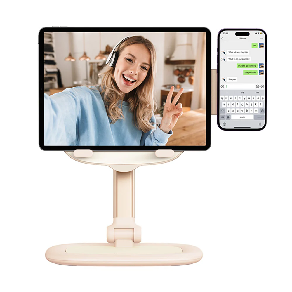 Baseus Seashell Dual Universal Desk Stand, Pink B10451501411-00 - Image 6
