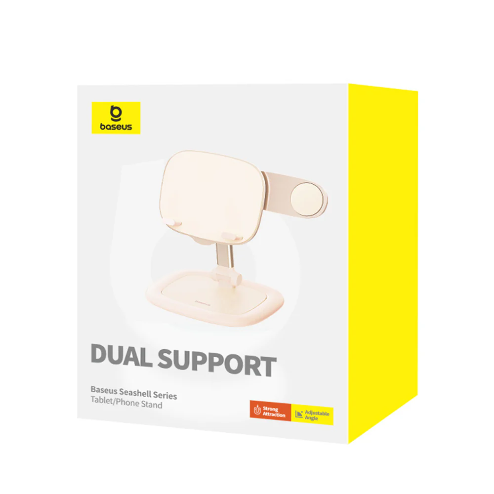 Baseus Seashell Dual Universal Desk Stand, Pink B10451501411-00 - Image 7