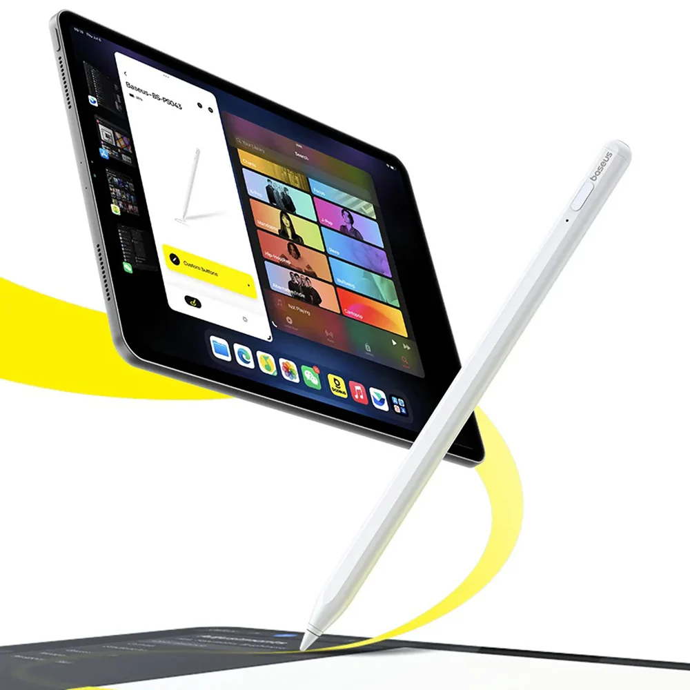 Baseus Smooth Writing 2 Series Touch Pen for Apple iPad, Active Wireless Version, White P80015802213-03 - Image 4