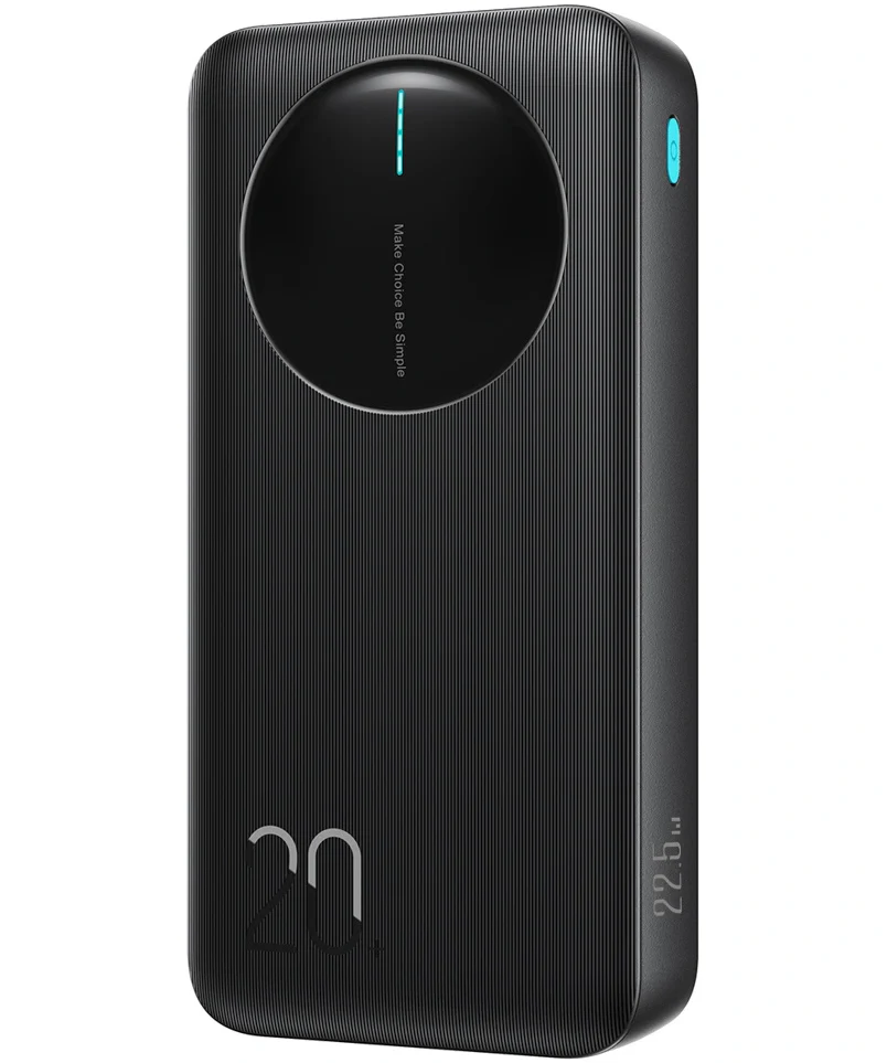 Joyroom JR-PBF14 Pro External Battery, 20000mAh, 22.5W, QC + PD, 1 x USB-C - 2 x USB-A, Black