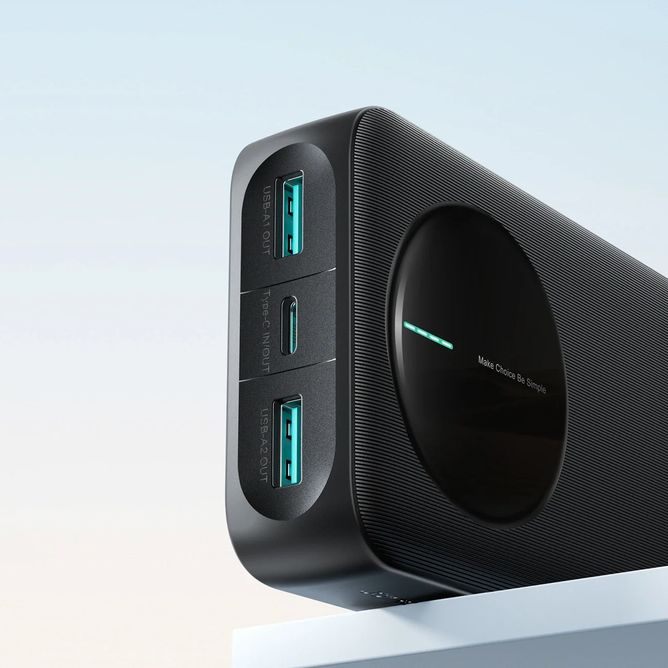 Joyroom JR-PBF14 Pro External Battery, 20000mAh, 22.5W, QC + PD, 1 x USB-C - 2 x USB-A, Black - Image 12