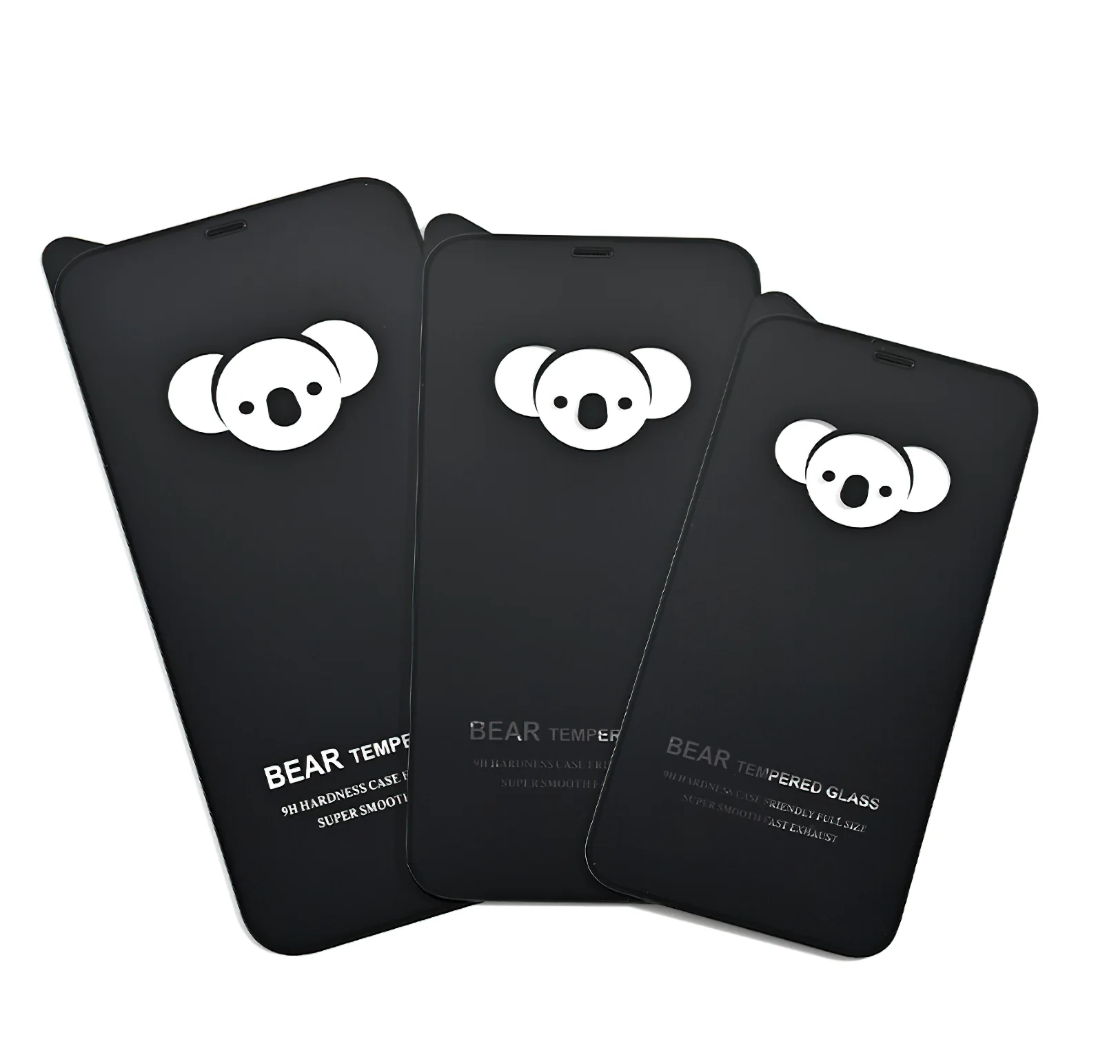 Bear HD Screen Protector Film for Oppo Reno14 F / Reno14, Tempered Glass, Full Glue, Black - Image 5