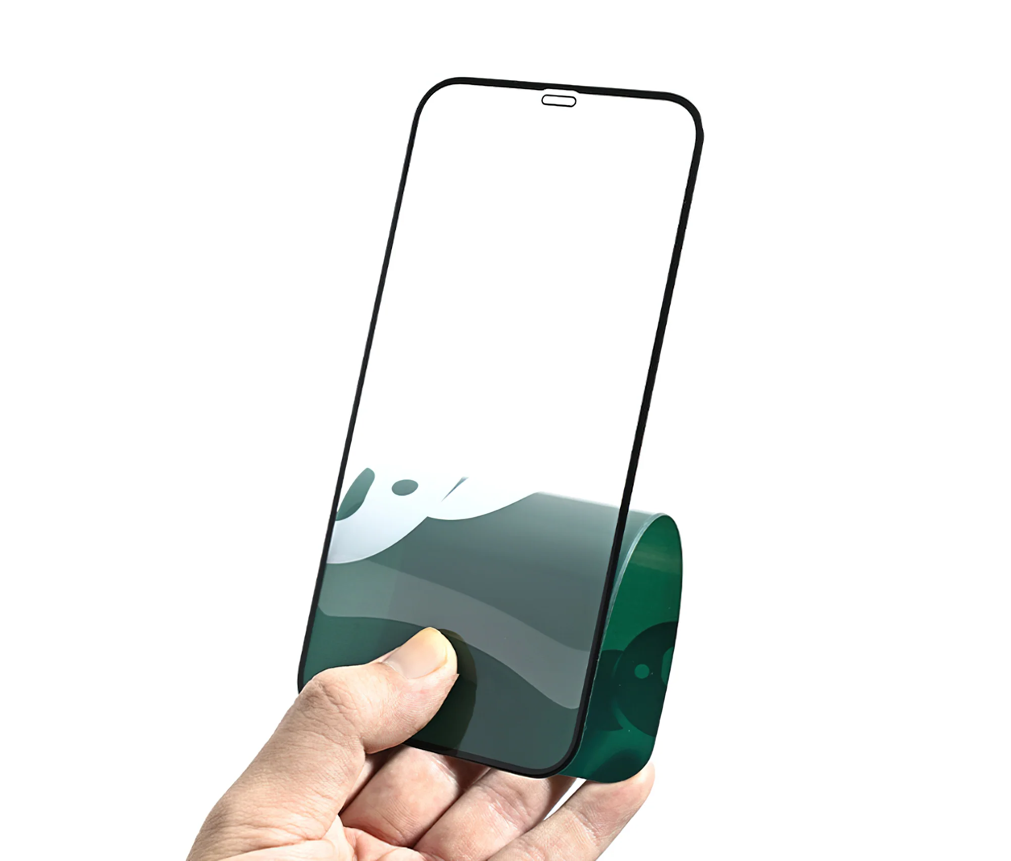 Bear Super Hard Screen Protector for Apple iPhone 17 Pro, Tempered Glass, Full Glue, 3D, Black - Image 2