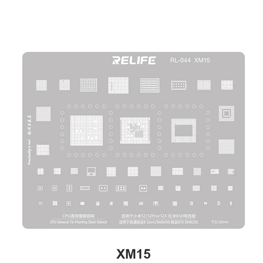 BGA Reballing Stencil RL-044 V2.0 for Xiaomi Series CPU - Image 16