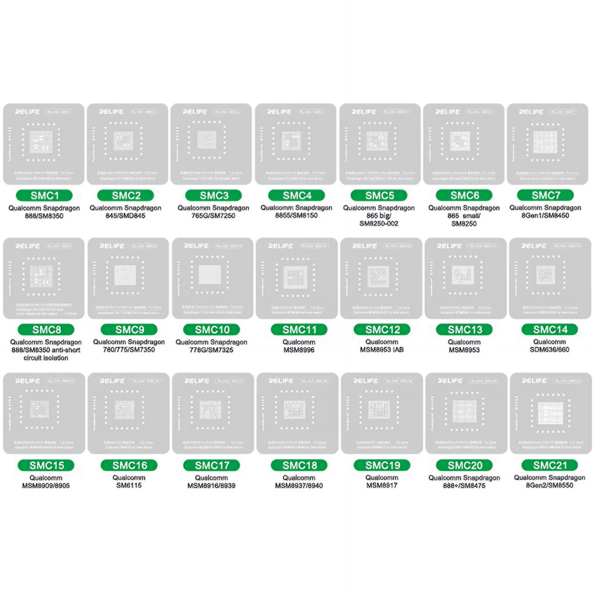 BGA Stencil Relife RL-044 for Android CPU - Image 3